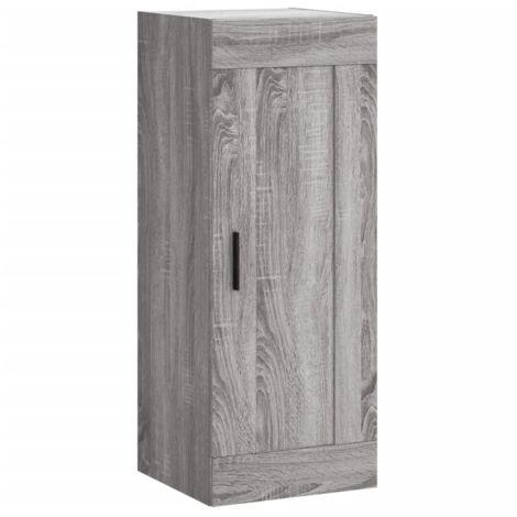 Armoire murale Salon,Meuble bas de Rangement,Meuble TV sonoma gris 34,5x34x90 cm bois d'ingénierie -16111
