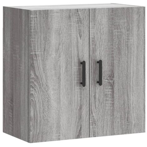 Armoire murale Salon,Meuble bas de Rangement,Meuble TV sonoma gris 60x31x60 cm bois d'ingénierie -25091