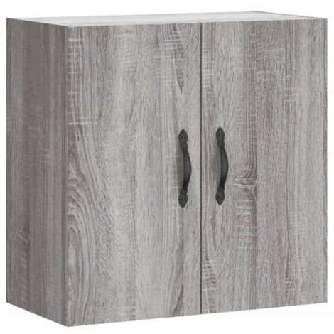 Armoire murale Salon,Meuble bas de Rangement,Meuble TV sonoma gris 60x31x60 cm bois d'ingénierie -32070
