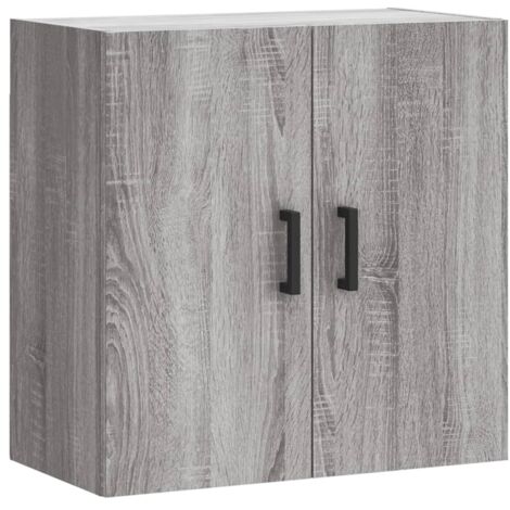 Armoire murale Salon,Meuble bas de Rangement,Meuble TV sonoma gris 60x31x60 cm bois d'ingénierie -98102