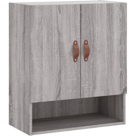 Armoire murale Salon,Meuble bas de Rangement,Meuble TV sonoma gris 60x31x70 cm bois d'ingénierie -56747