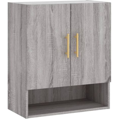 Armoire murale Salon,Meuble bas de Rangement,Meuble TV sonoma gris 60x31x70 cm bois d'ingénierie -61071