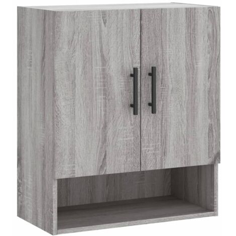 Armoire murale Salon,Meuble bas de Rangement,Meuble TV sonoma gris 60x31x70 cm bois d'ingénierie -62244