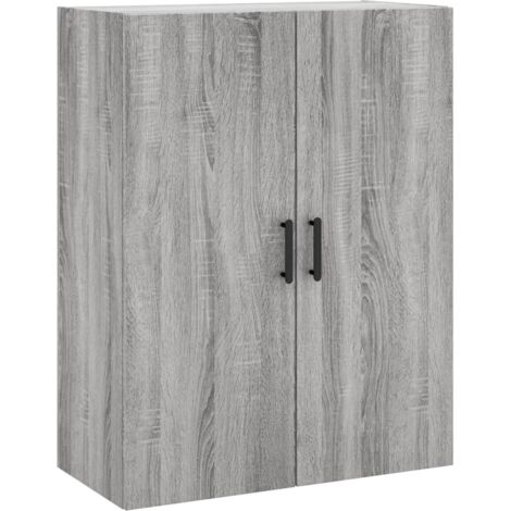 Armoire murale Salon,Meuble bas de Rangement,Meuble TV sonoma gris 69,5x34x90 cm -32074