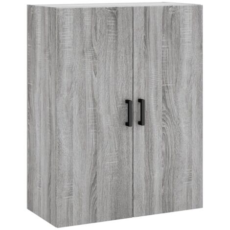 Armoire murale Salon,Meuble bas de Rangement,Meuble TV sonoma gris 69,5x34x90 cm -38470