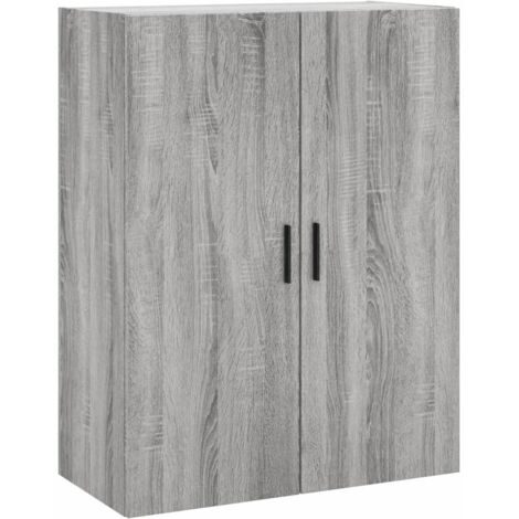 Armoire murale Salon,Meuble bas de Rangement,Meuble TV sonoma gris 69,5x34x90 cm -45952