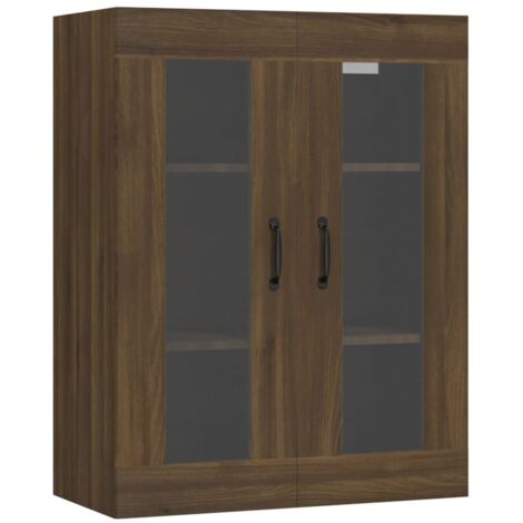 Armoire murale Salon,Meuble bas de Rangement,Meuble TV suspendue Chêne marron 69,5x34x90 cm -79788