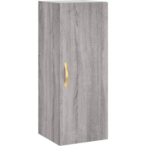 Armoire murale sonoma gris 34,5x34x90 cm vidaXL