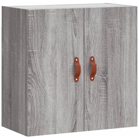 Armoire murale sonoma gris 60x31x60 bois d'ingénierie