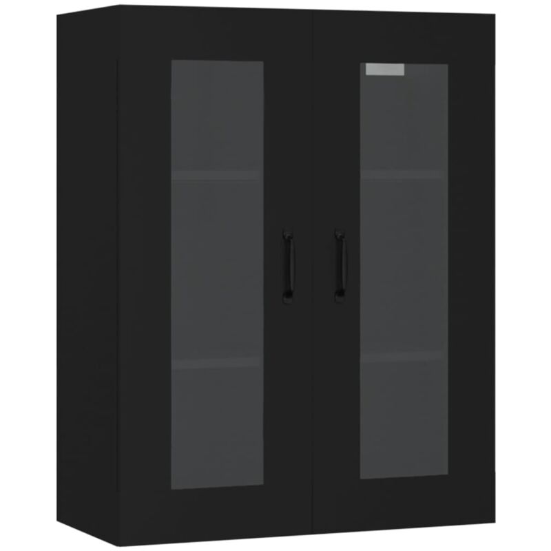 Armoire murale suspendue Noir 69,5x34x90 cm Vidaxl