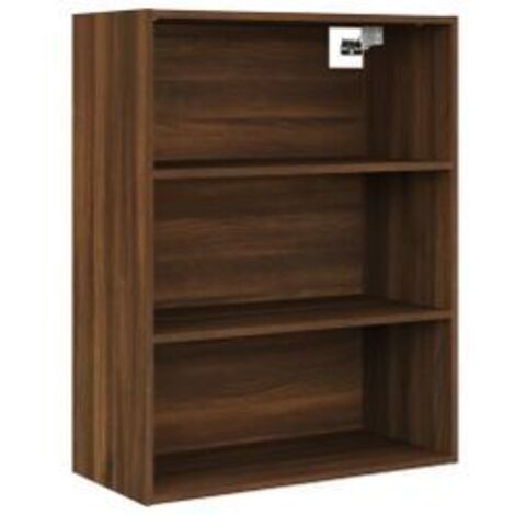 Armoire murale suspendue Chêne marron 69,5x32,5x90