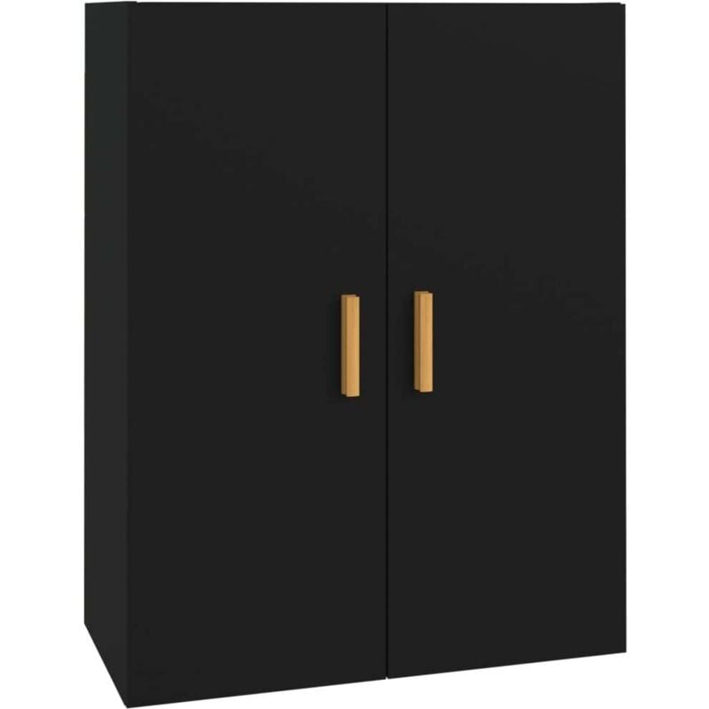 Armoire murale suspendue Noir 69,5x34x90 cm vidaXL