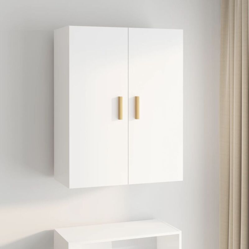 Armoire murale suspendue Blanc 69,5x34x90 cm vidaXL