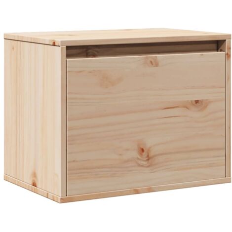 Armoire murales Design moderne, Armoire Etagère de rangement, 45x30x35 cm Bois de pin massif OIB9214E