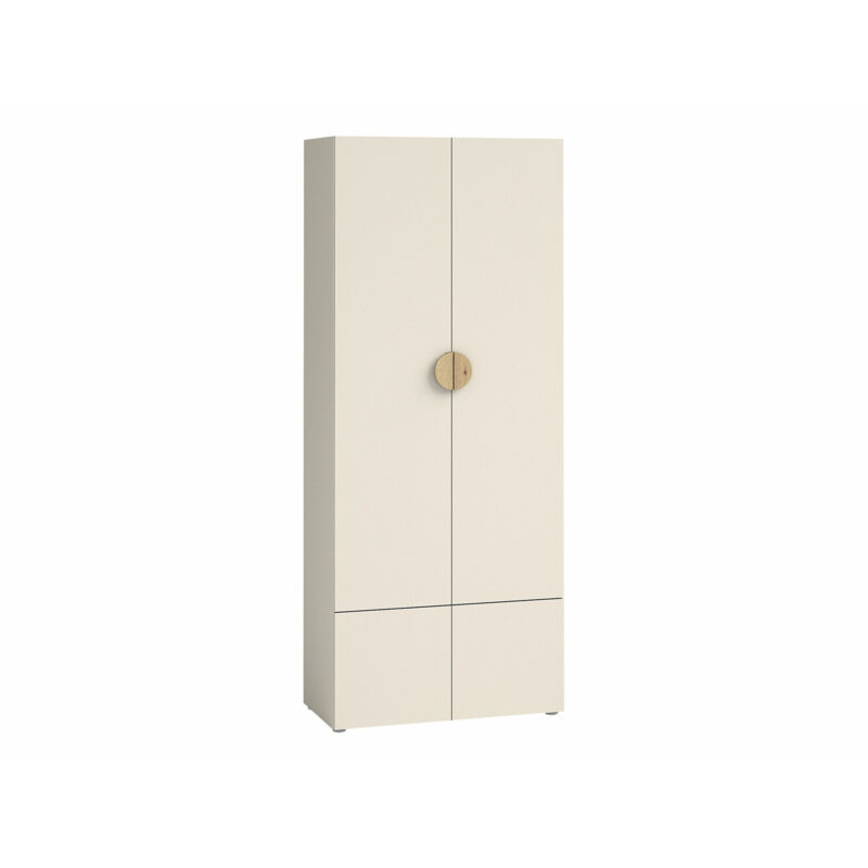 Mobilier1 - Armoire Morsoru 100 , 194x80x40cm, Portes d'armoire: Avec des charnières, Nombre d'étagères: 0