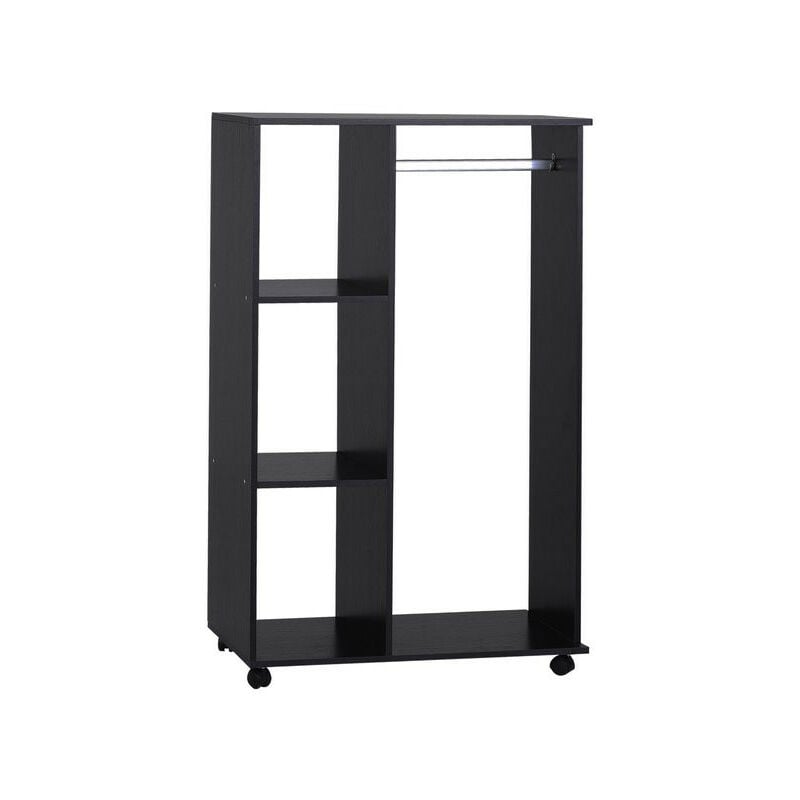 MH - Armoire penderie amovible julia Noire