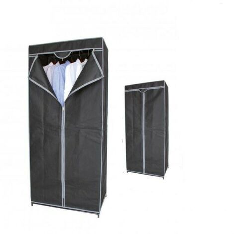 MATERIAUXBRICO ARMOIRE PENDERIE AVEC HOUSSE DIMENSIONS 70X45XH160CM