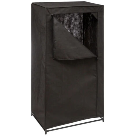 Armoire Penderie "Mobilier" 149cm Noir