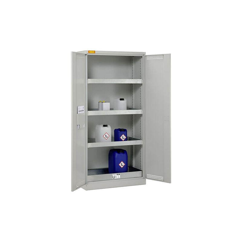 Matisère - Armoire phytosanitaire pour stockage de bouteilles et bidons - 930x500x1950 mm - 246002