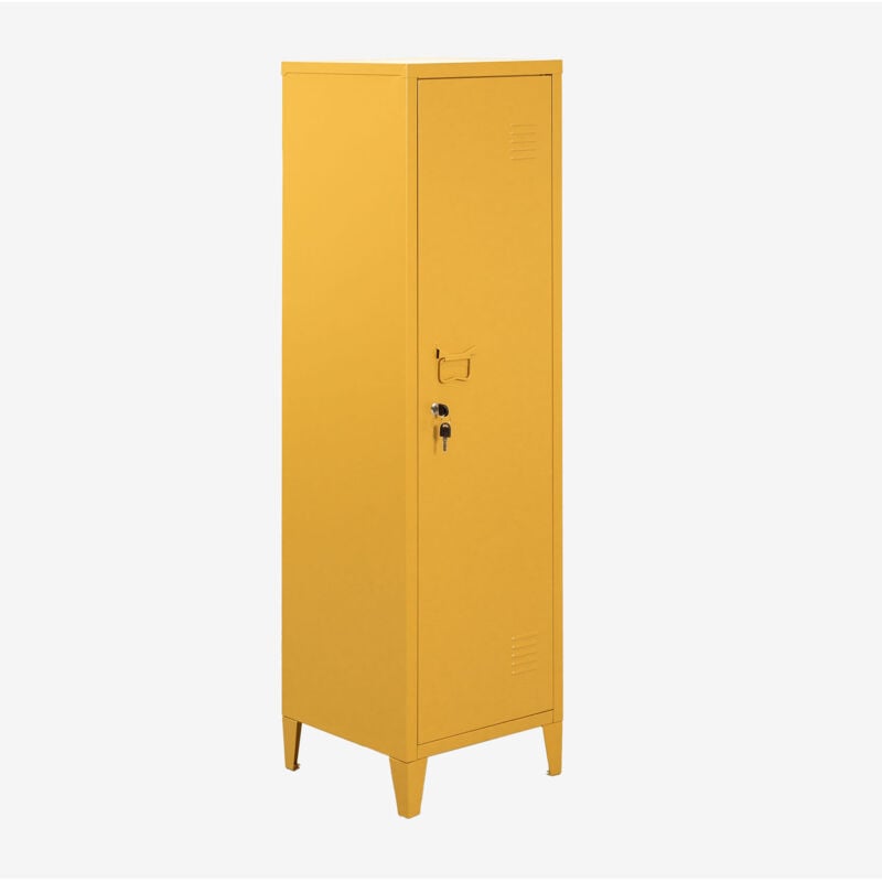 Sklum - Armoire de casier en acier Pohpli Jaune Albero