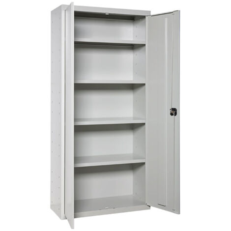 Armoire polyvalente 2 portes 4 étagères