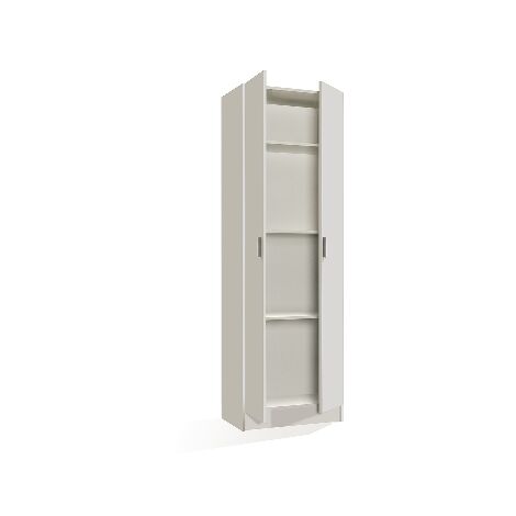 Armoire polyvalente 2 portes - dimensions : H 180 x L 58 x P 37 cm