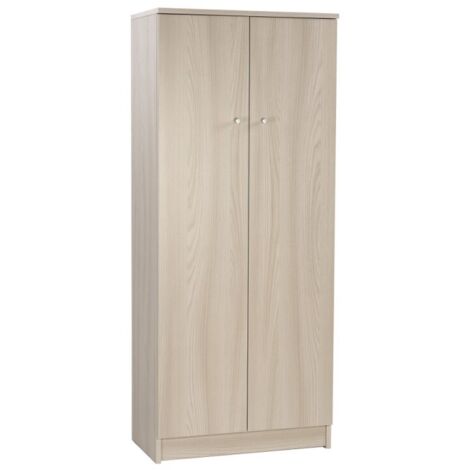 Armoire polyvalente à deux portes Orme Clair 62x34x h147 cm
