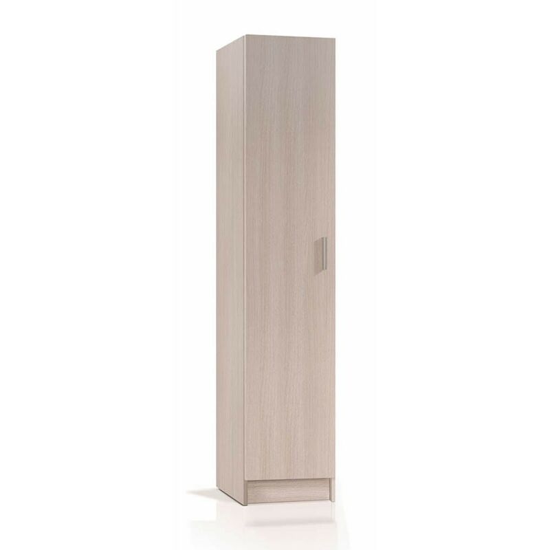 Armoire polyvalente 1 porte chêne Barcelona 37,2 cm (largeur) x 180 cm (hauteur) x 37 cm (profondeur)
