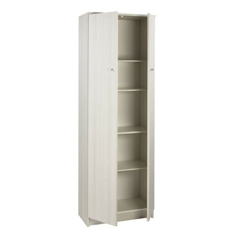 Armoire polyvalente à deux portes Eucalipto 62x34x h182 cm