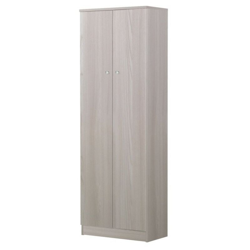 Armoire polyvalente à deux portes Orme Clair 62x34x h182 cm