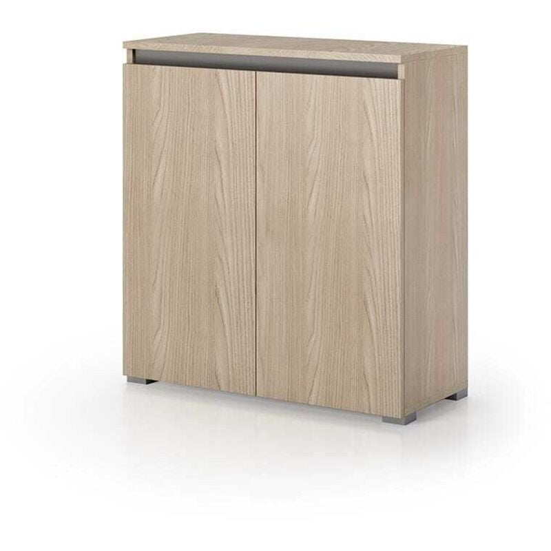 Armoire Polyvalente Effet Bois D'orme 2 Portes