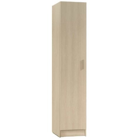 ALTRI Armoire porte-balais 37x37x180h cm avec 1 porte chêne clair – Giacinto