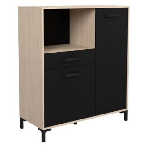 Armoire pour micro-ondes Felicity 100cm, 2 portes &amp 1 tiroir