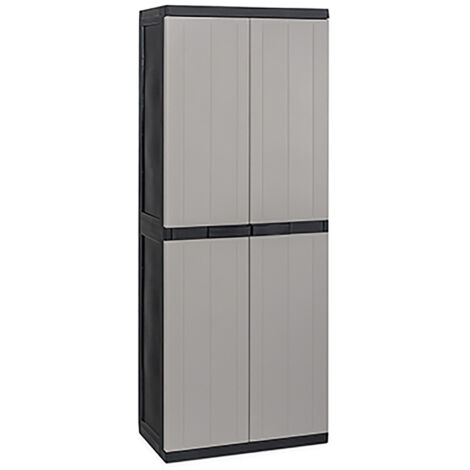 KETER Armoire Utilitaire STILO - Armoire de Rangement en Résine