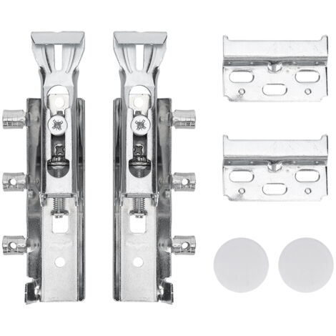 Armoire Rail de Suspension Réglable pour Meuble, Support Poids Lourd Accessoire Quincaillerie