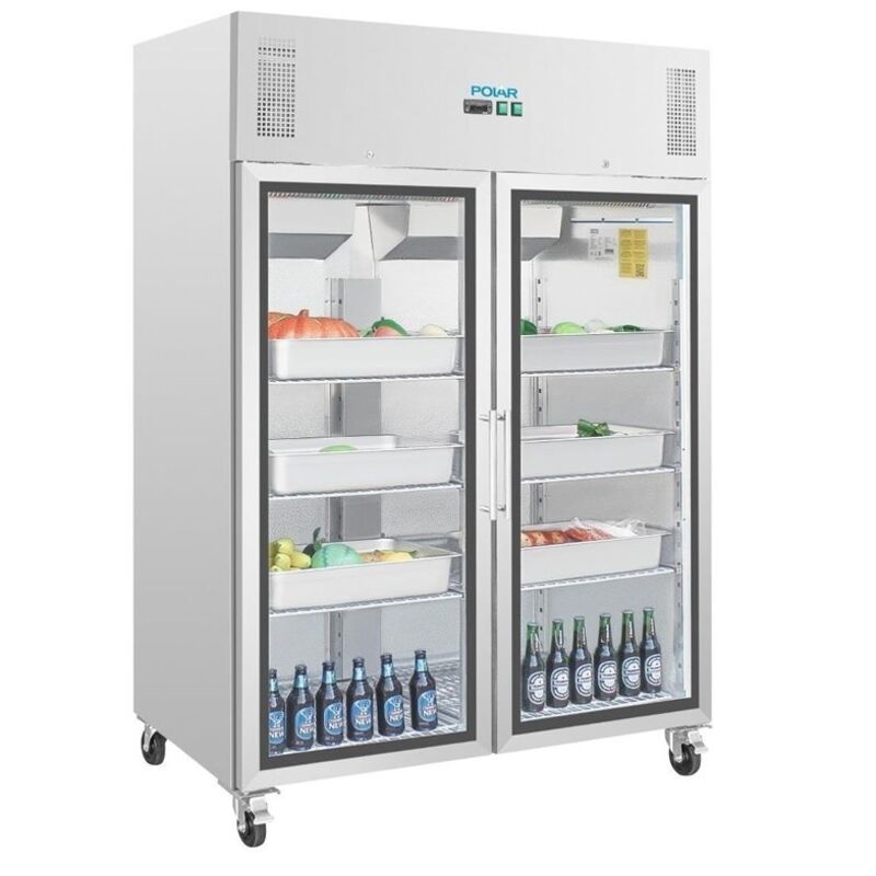 Armoire réfrigérée positive 2 portes 1200 litres - Polar