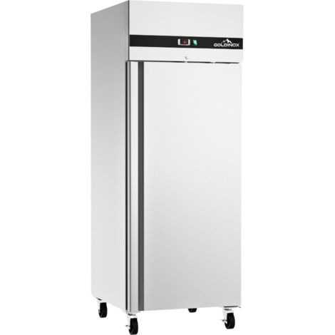 Armoire réfrigérée Tropicalisée 1 porte GN 2/1 - 700 Litres en acier inoxydable PREMIUM - GOLDINOX