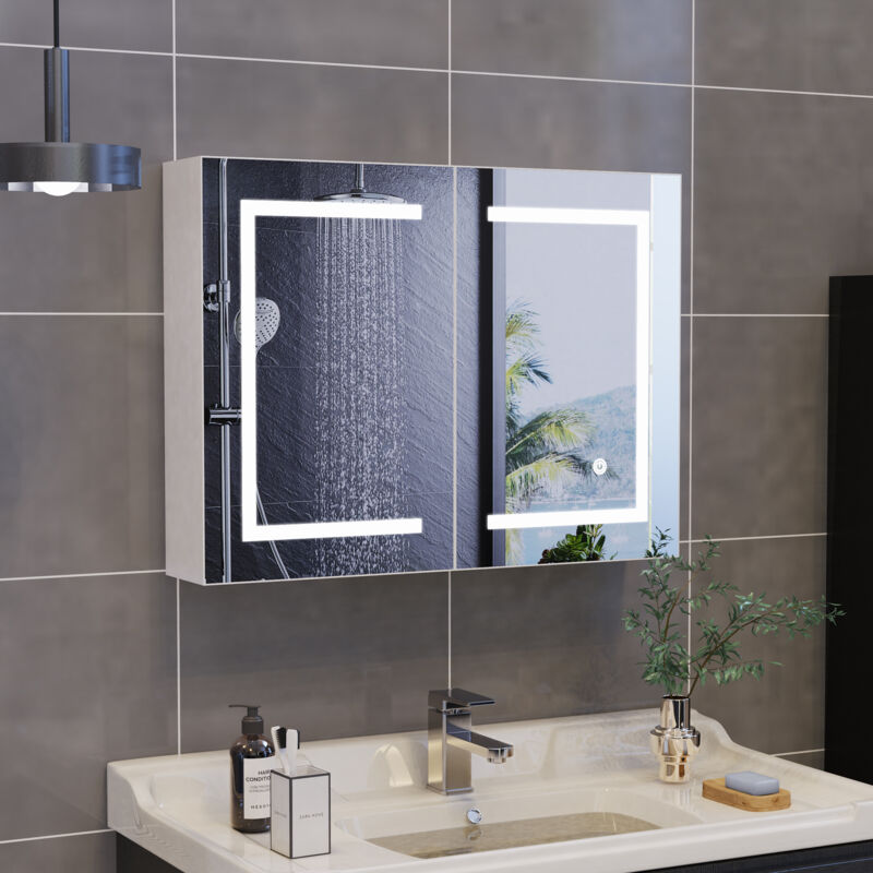 Armoire salle de bain miroir