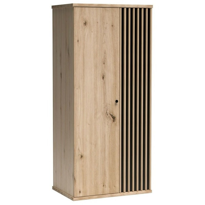 Armoire Venmava 100 , 191x86x58cm, Portes d'armoire: Avec des charnières, Nombre d'étagères: 0