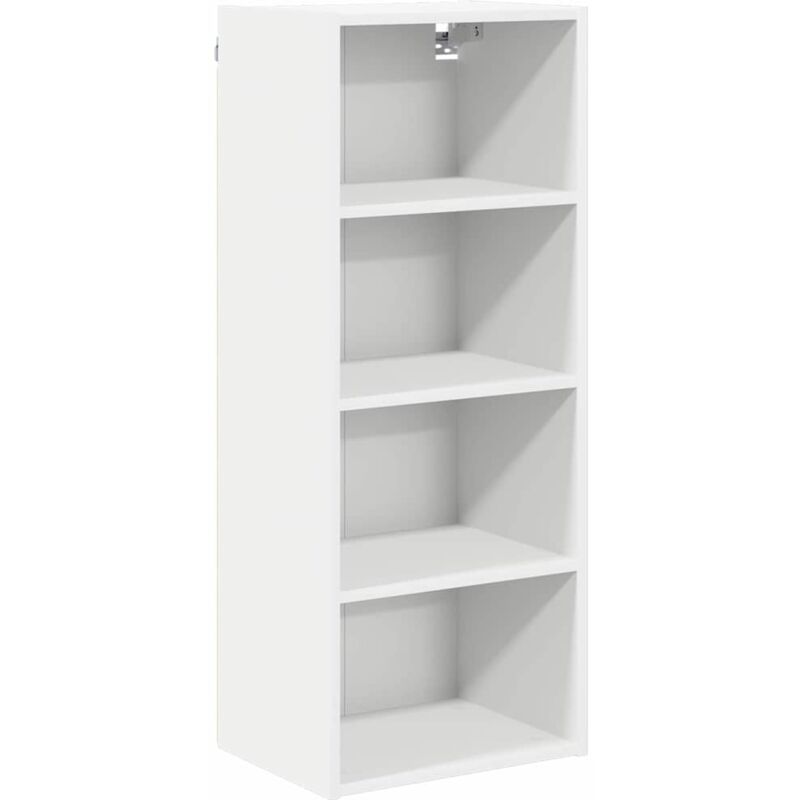 vidaXL Armoire suspendue Blanc 40 x 29,5 x 100 cm Bois d'ingénierie