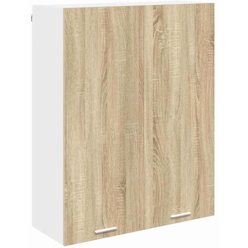 vidaXL Armoire suspendue avec stockage Chêne Sonoma 80 x 31 x 100 cm