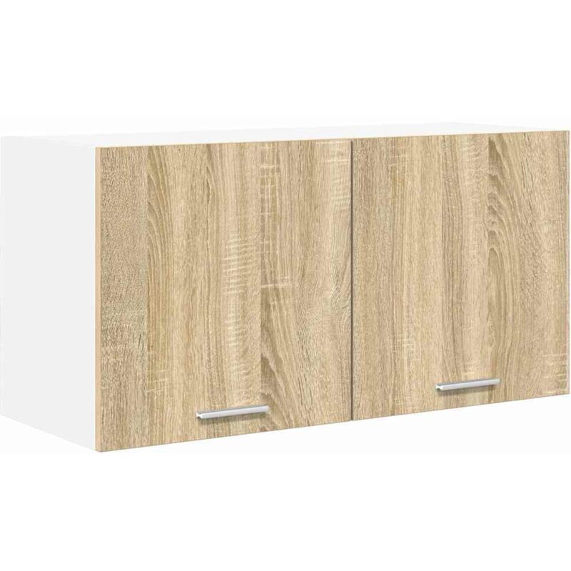 Armoire suspendue avec stockage Chêne Sonoma 80 x 31 x 40 cm vidaXL
