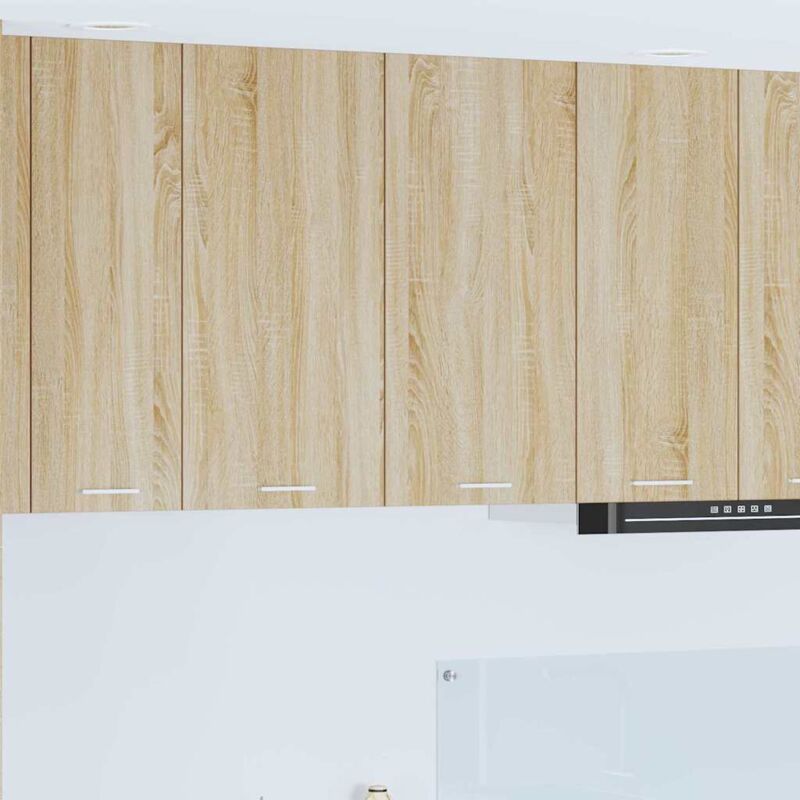 vidaXL Armoire suspendue avec stockage Chêne Sonoma 80 x 31 x 80 cm