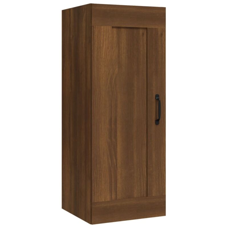 Armoire suspendue Chêne marron 35x34x90 cm Bois d'ingénierie vidaXL