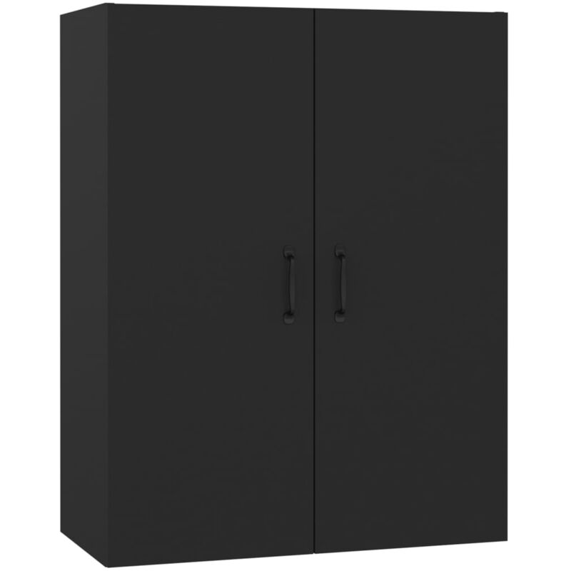 Vidaxl - Armoire suspendue Noir 69,5x34x90 cm Bois d'ingénierie