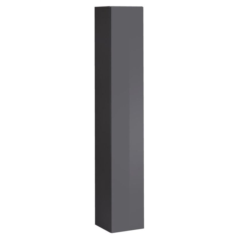 Colonne suspendue – Gris – Collection switch – 1 porte – 30x180 cm – Design moderne