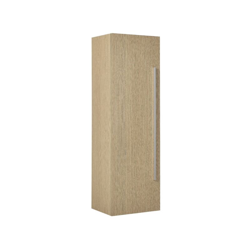 Beliani - Armoire de Salle de Bains Beige à 3 Etagères Rangement en mdf 132 x 40 x 35 cm Mataro