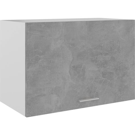 Armoire suspendue Gris béton 60x31x40 cm Aggloméré