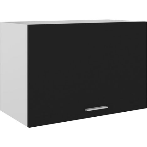 Armoire suspendue Noir 60x31x40 cm Aggloméré