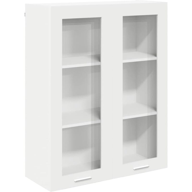 vidaXL Armoire suspendue Blanc 80 x 31 x 100 cm Bois d'ingénierie